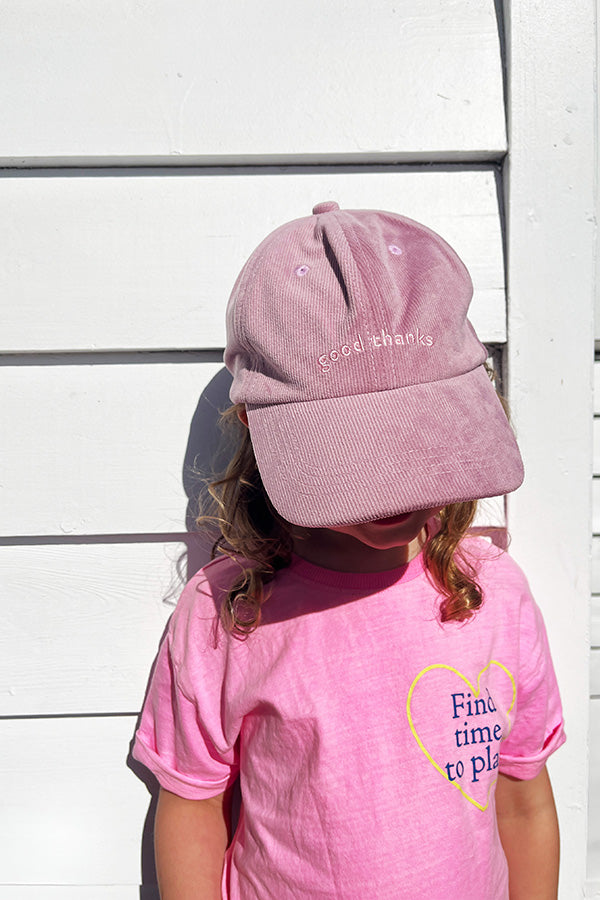 Kids Good Thanks Hat - Lilac