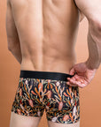 Comfortable men's underwear made from bamboo, showcasing a unique Grass Tree print inspired by nature's resilience