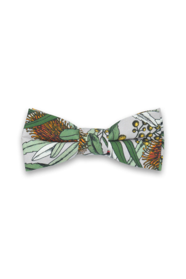 Kids Bow Tie - Banksia Grey – Peggy and Finn