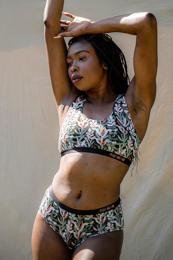 Soft crop outlet top bra
