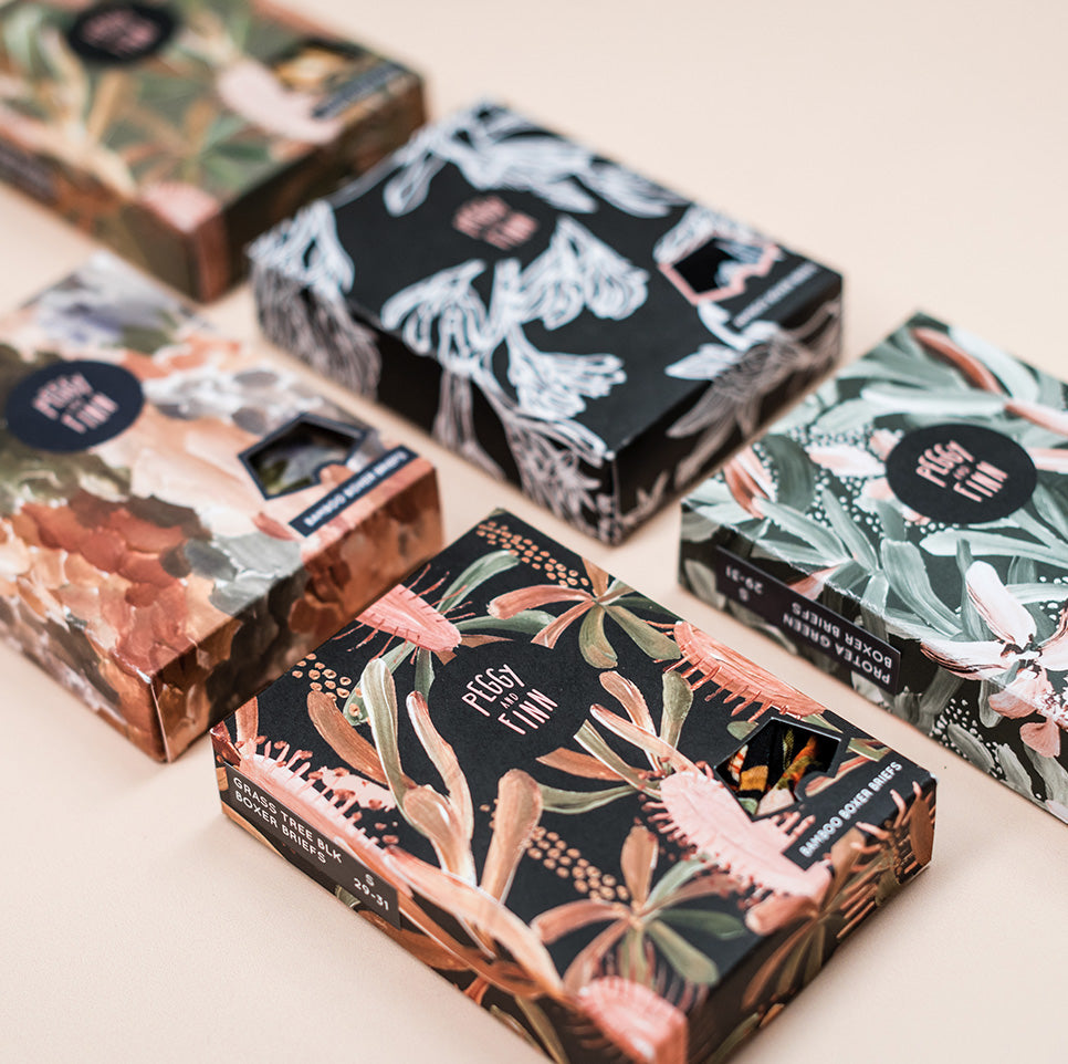 100% Recycled Packaging for Bamboo Underwear