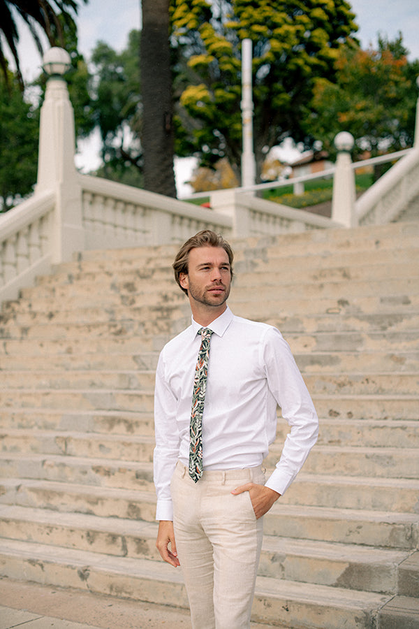 White Slim Fit Event Shirt