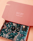 Teal Blooms Shirt Gift Box