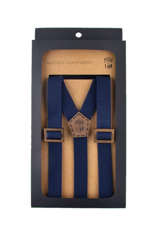 Charlie Wooden Suspenders boy